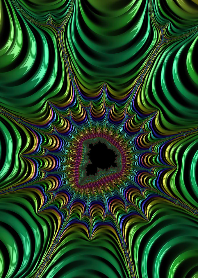 Green Fractal Abstract