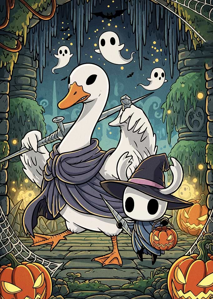 Halloween Goose Knight