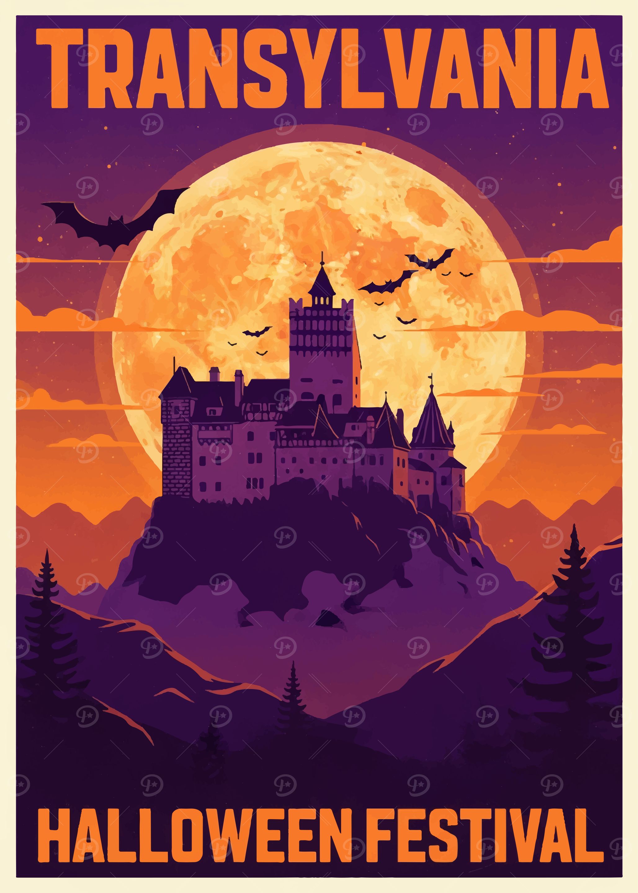 Transylvania Halloween Festival Poster
