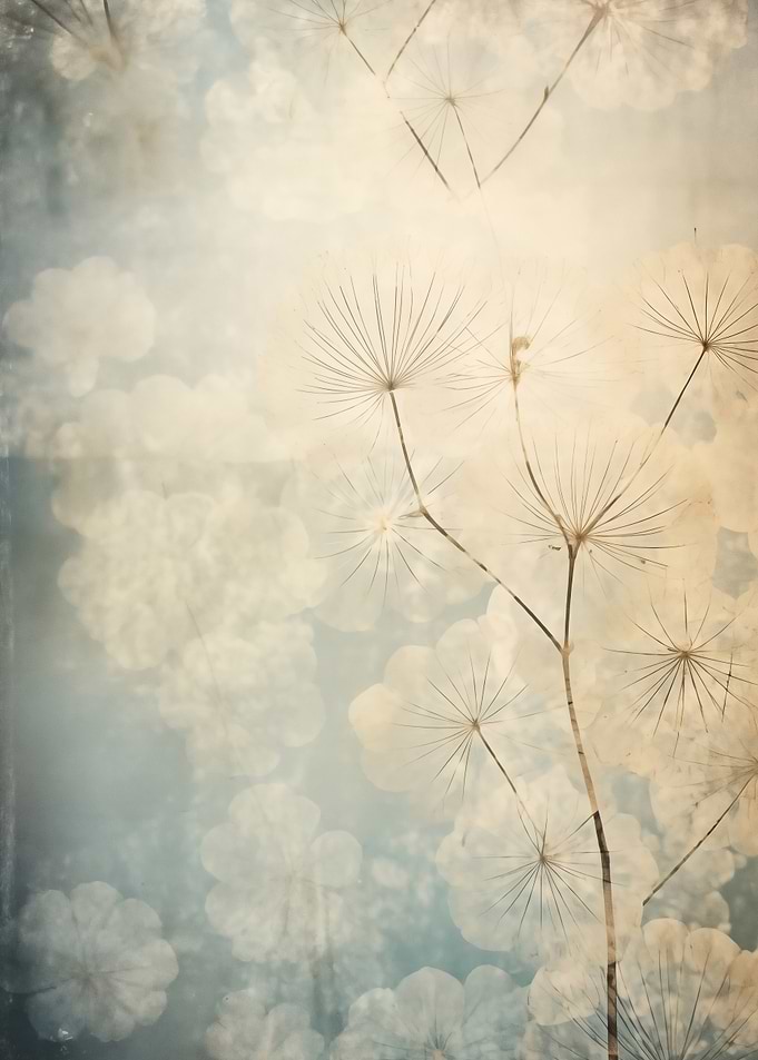 Dandelion Art Botanical