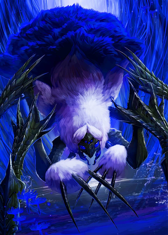 Fantasy Spider Creature Digital Art