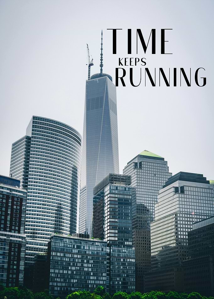 Time Keeps Running New York Cityscape