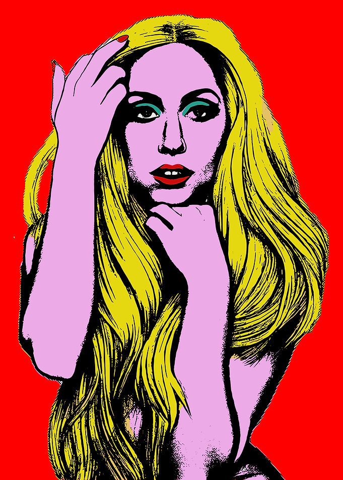Pop Art Portrait of a Woman