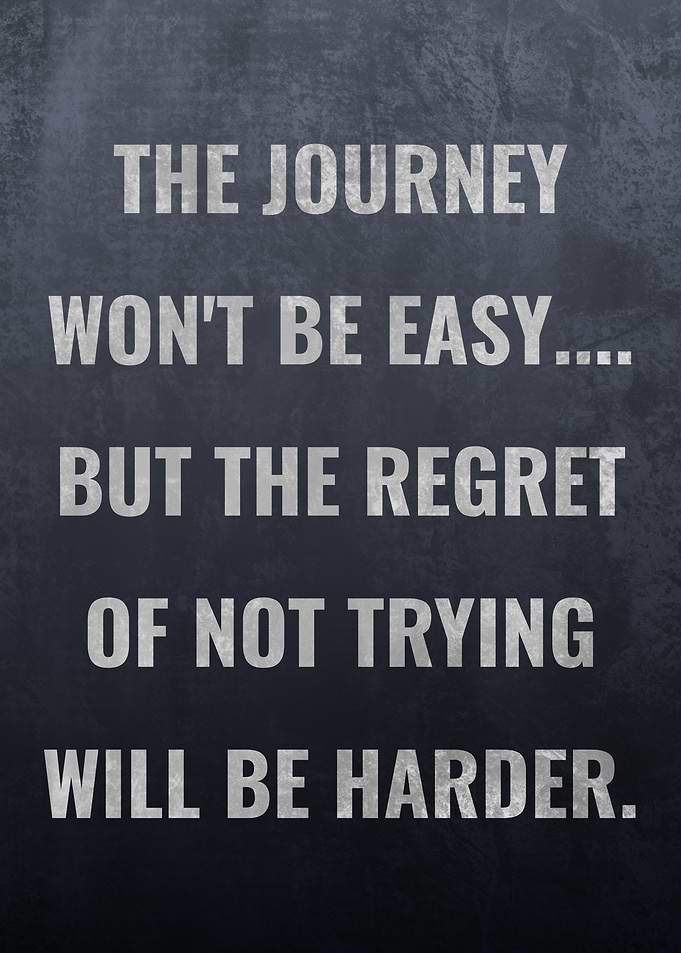 Hard Journey vs Regret - Success Motivational