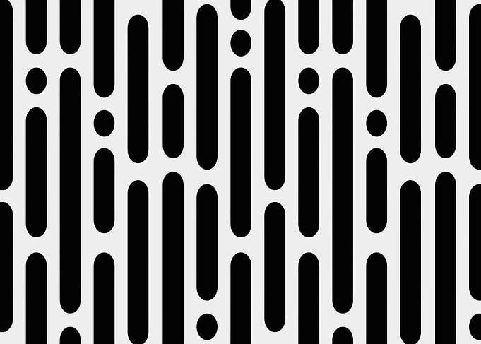 Abstract Black and White Pattern