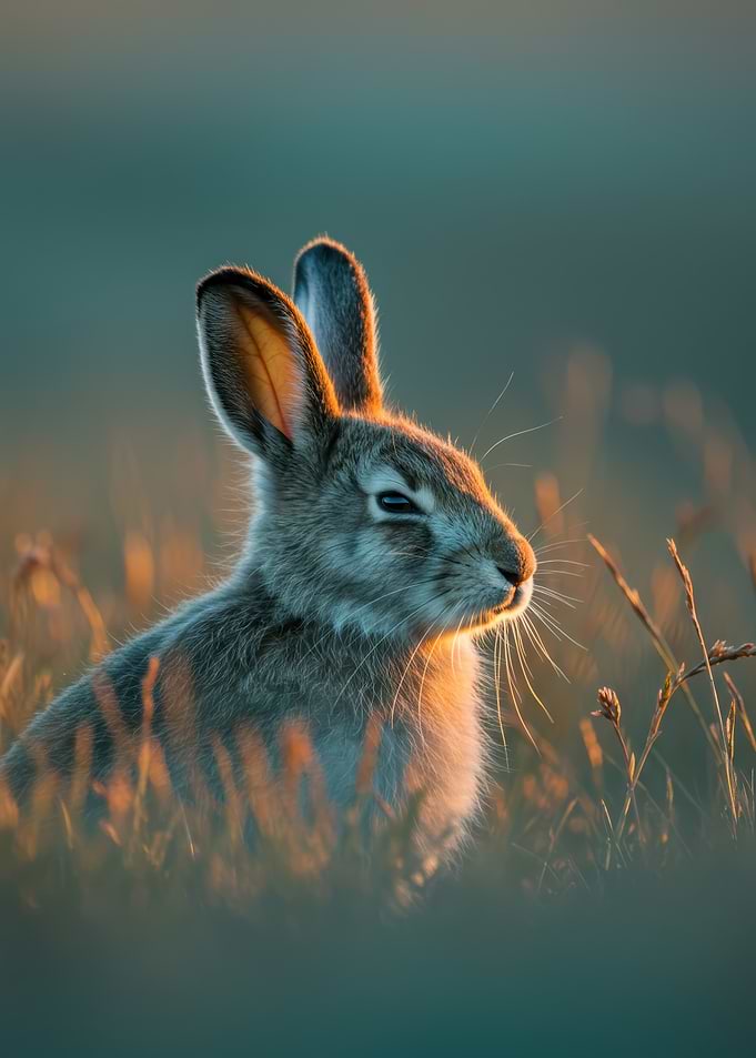 Hare in Golden Light