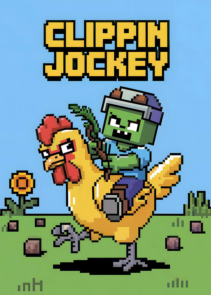 Clippin Jockey: Pixelated Chicken Ride