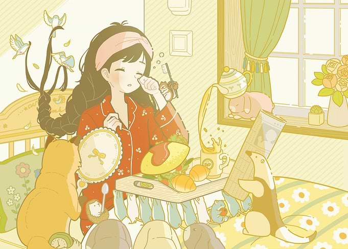 Morning Routine with Animals and Breakfast