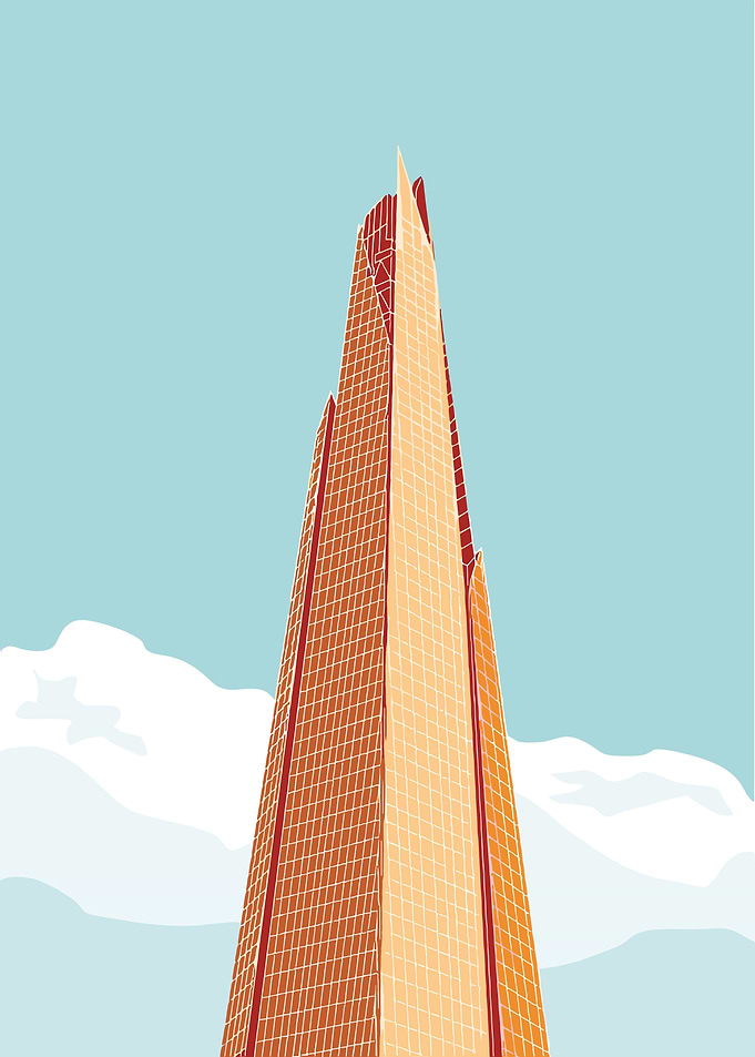 Modern Skyscraper Illustration