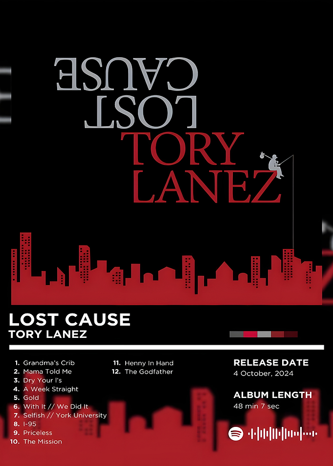 Tory Lanez - Lost Cause Album Art