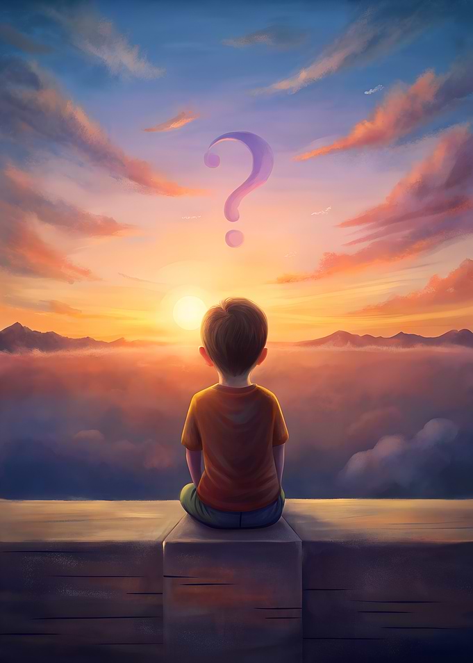 Boy Contemplating