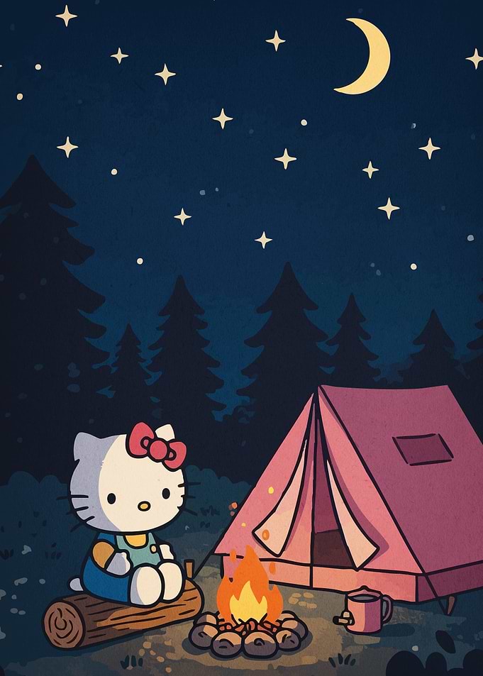 Hello Kitty Camping Stars