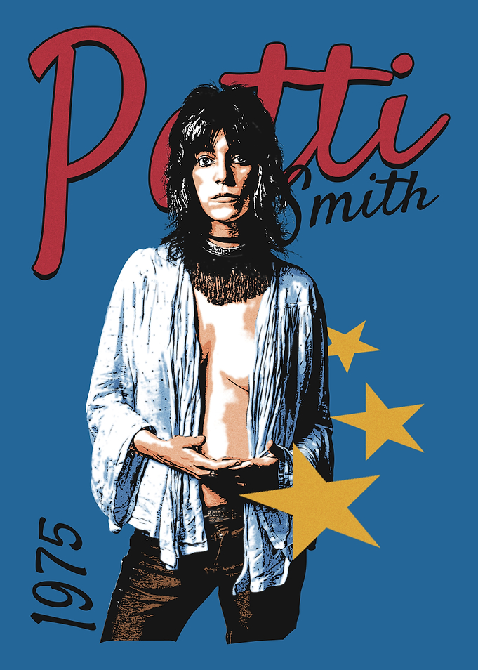 Patti Smith 1975 Portrait