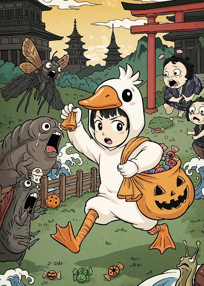 Duck Costume Halloween Japanese