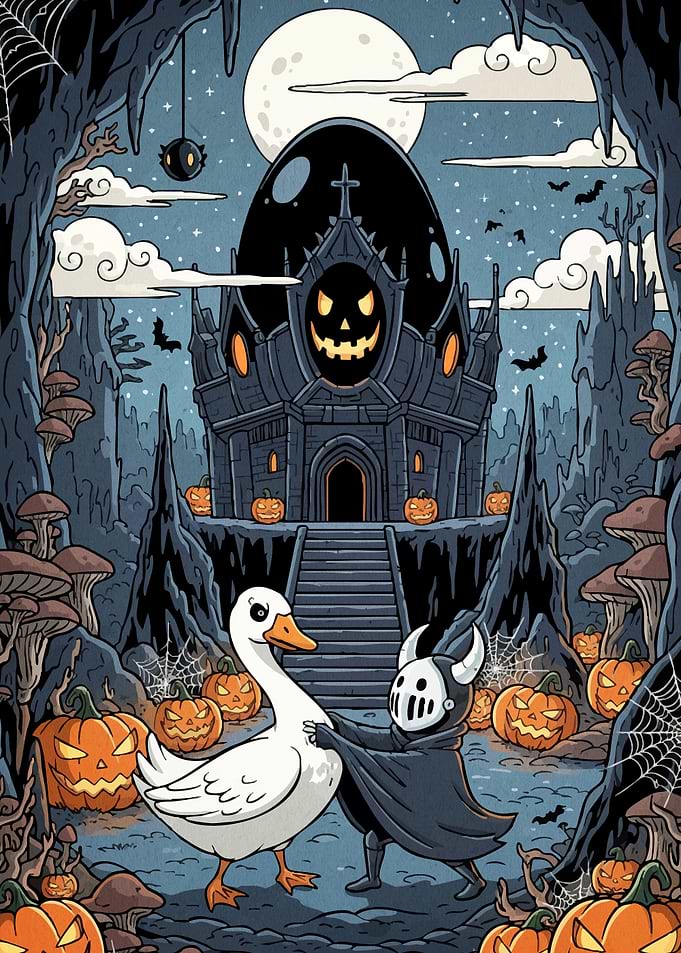Halloween Goose Knight