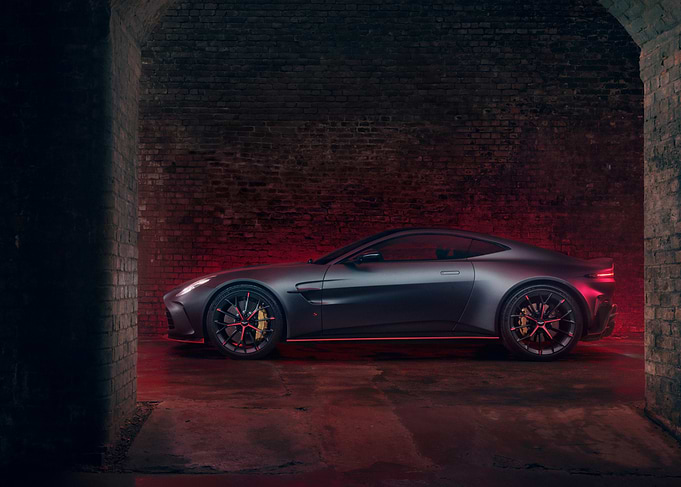 Aston Martin in Brick Tunnel