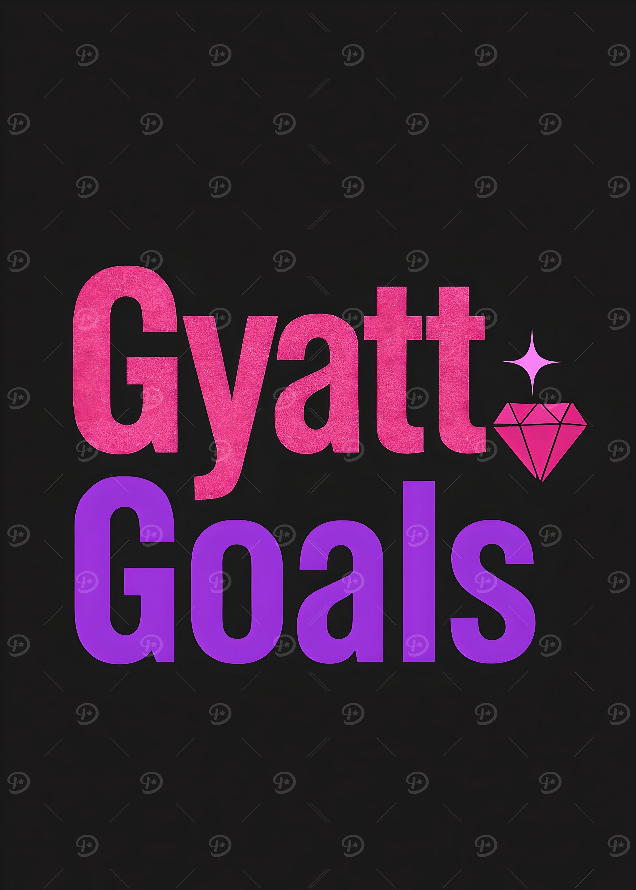 Gyatt Goals Text Art