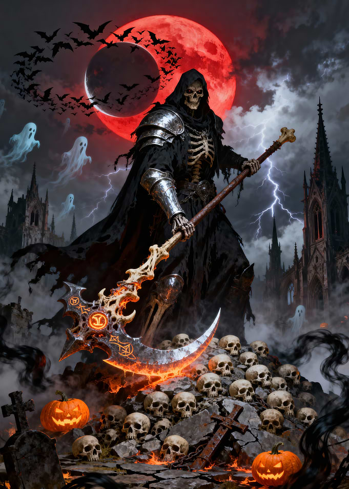Grim Reaper Halloween Night