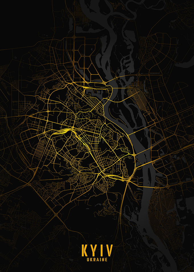 Kyiv Golden City Map