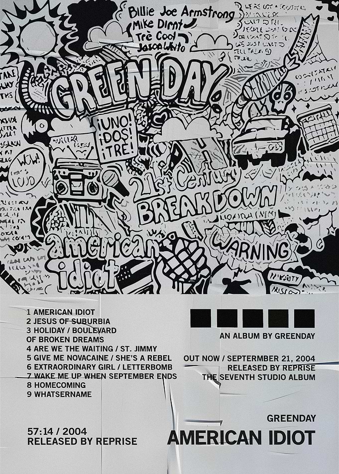 Green Day American Idiot Album Art
