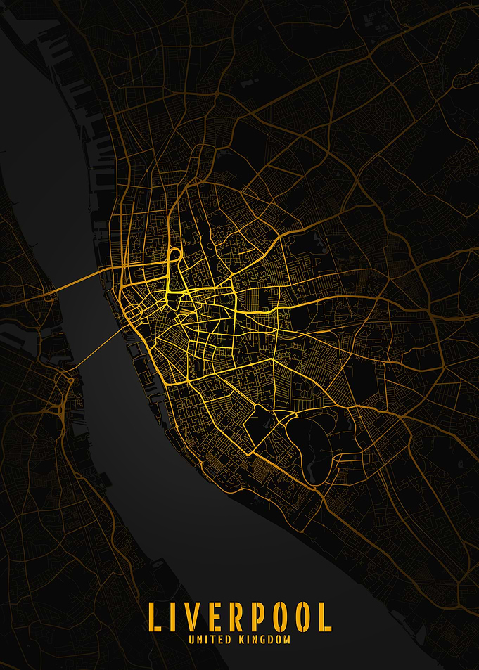 Liverpool Golden City Map