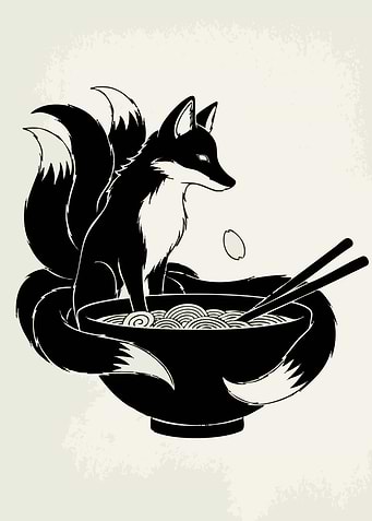 Nine-tailed Fox Ramen Bowl