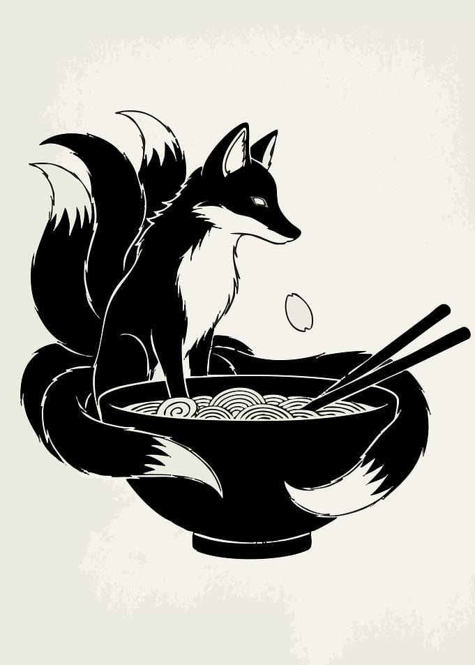 Nine-tailed Fox Ramen Bowl