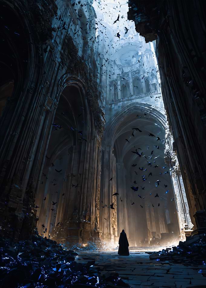 Gothic Cathedral, Swarm of Bats