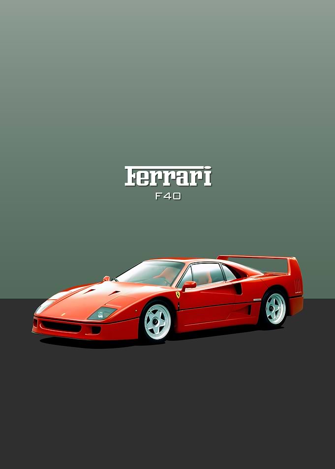 Ferrari F40 Red Car