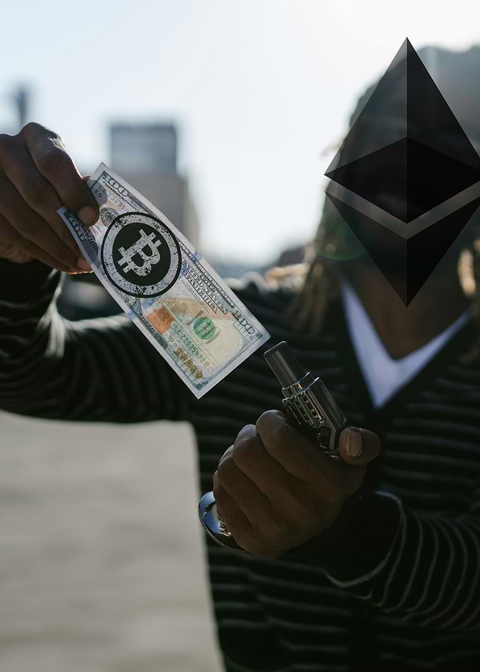 Crypto Currency and Money Concept