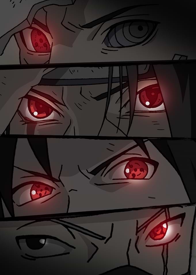 Sharingan Stare-Down – Uchiha & Kakashi