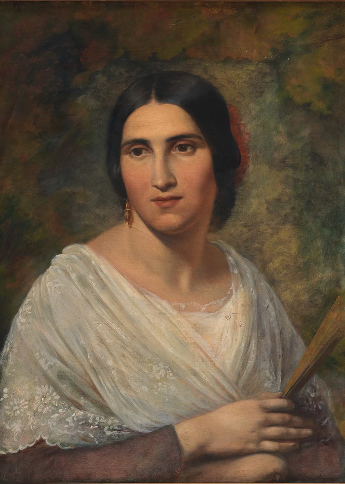 Portrait of a Woman with Fan