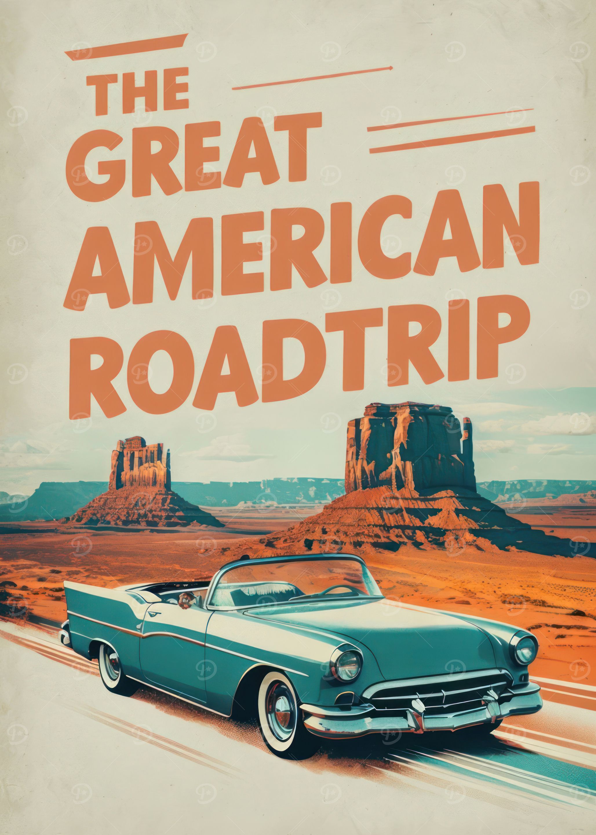 The Great American Roadtrip Poster