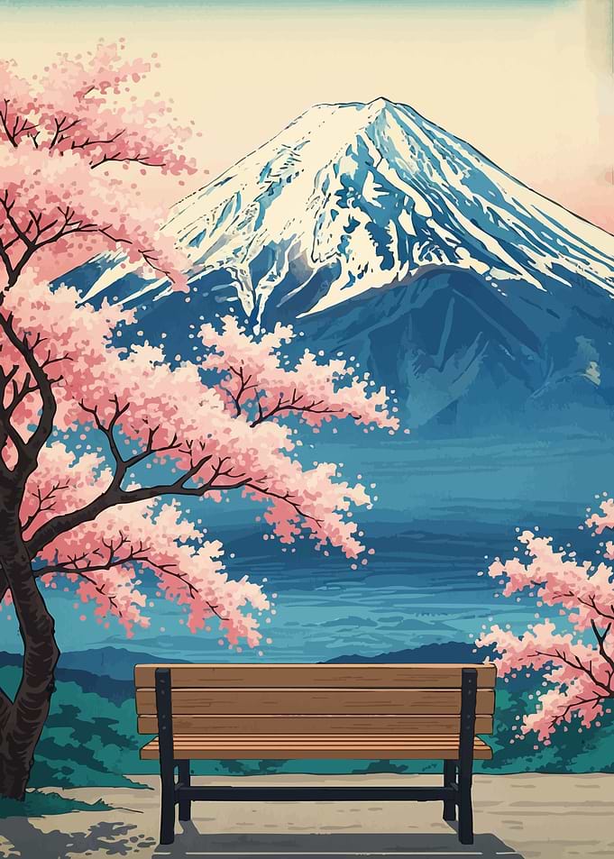 Mount Fuji Cherry Blossom