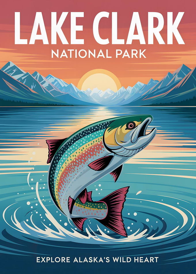 Lake Clark National Park Poster