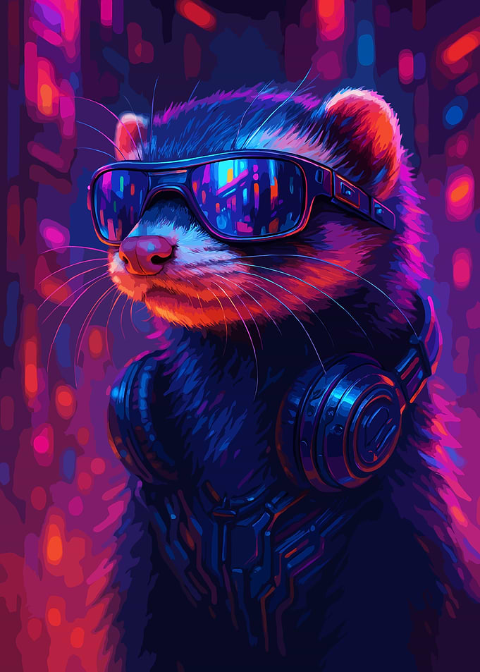 Cyberpunk Ferret