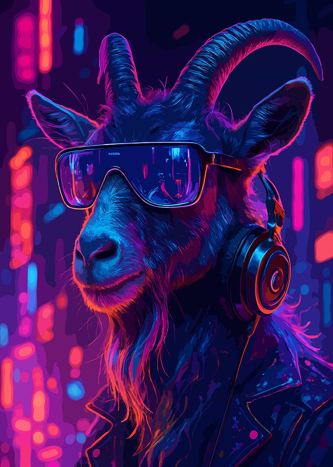 Cyberpunk Goat