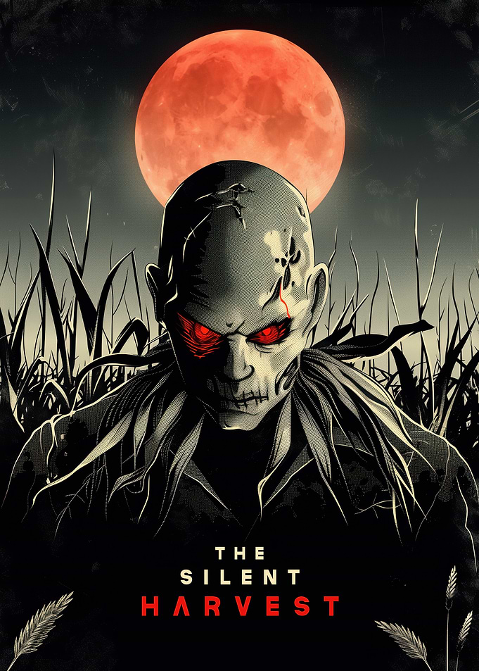 The silent harvest under blood moon