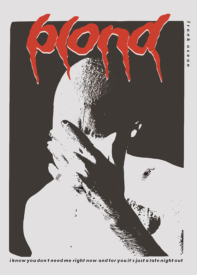 Frank Ocean Blond Album Cover Art