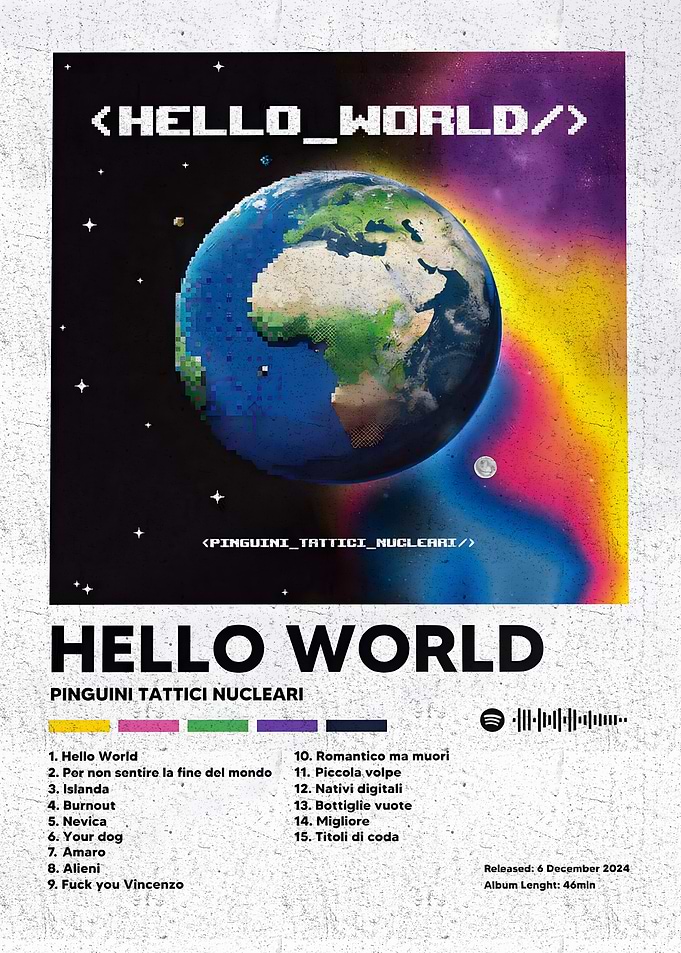 Hello World Album Cover Art