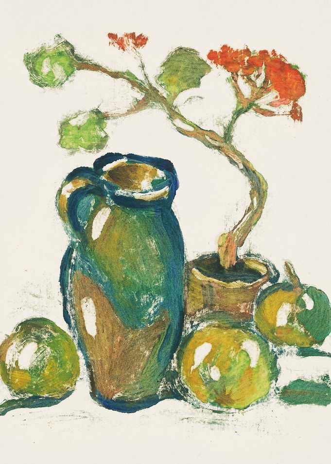Still Life with Pitcher and Fruit