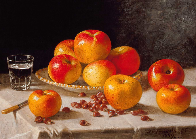 Still Life with Apples and Chestnuts