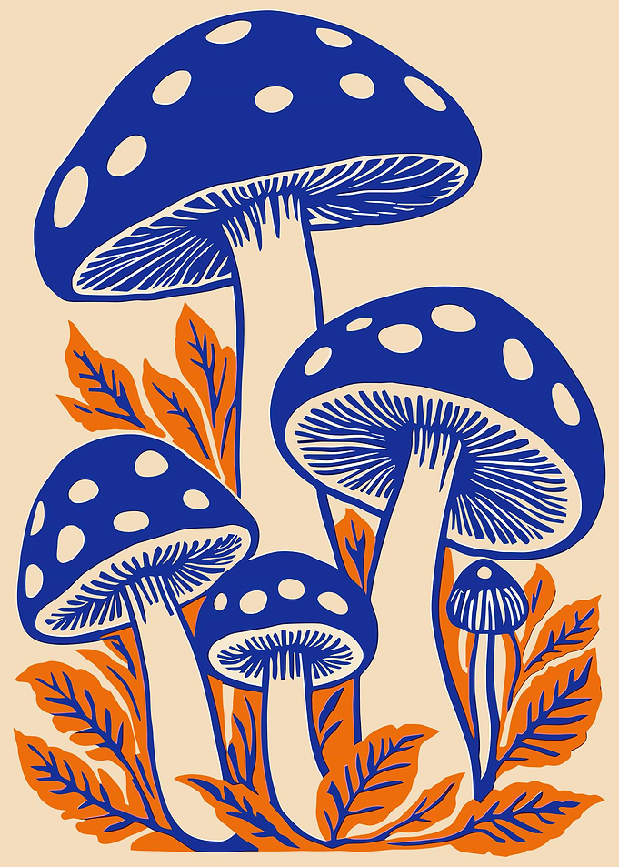 Vintage Mushroom