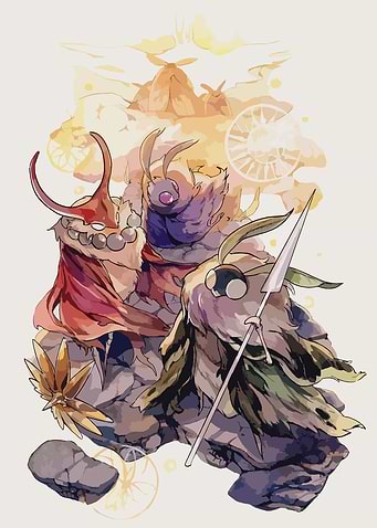 Hollow Knight Moth Tribe Digital Art