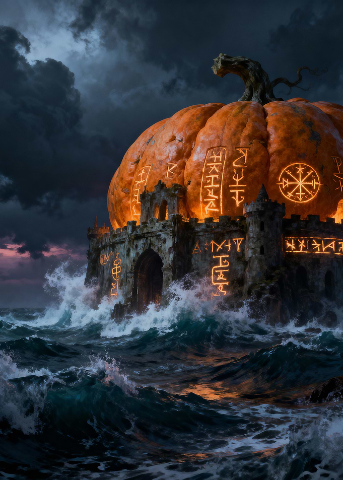 Pumpkin Castle on the Sea