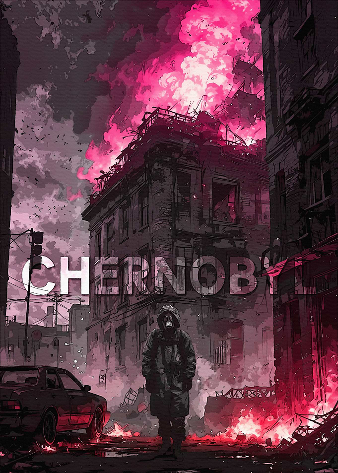 Chernobyl Disaster Illustration