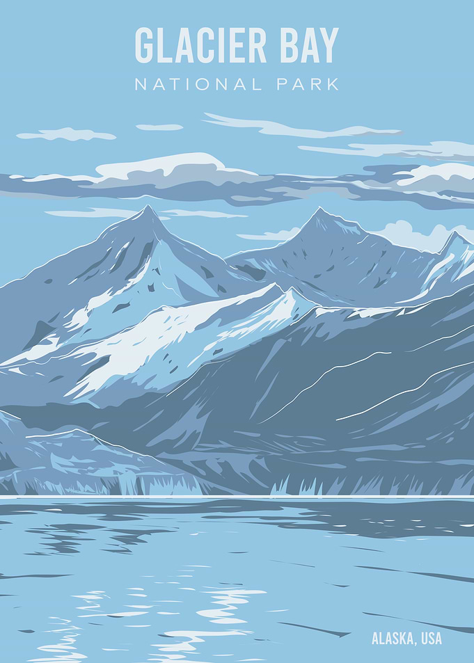 Glacier Bay National Park Poster