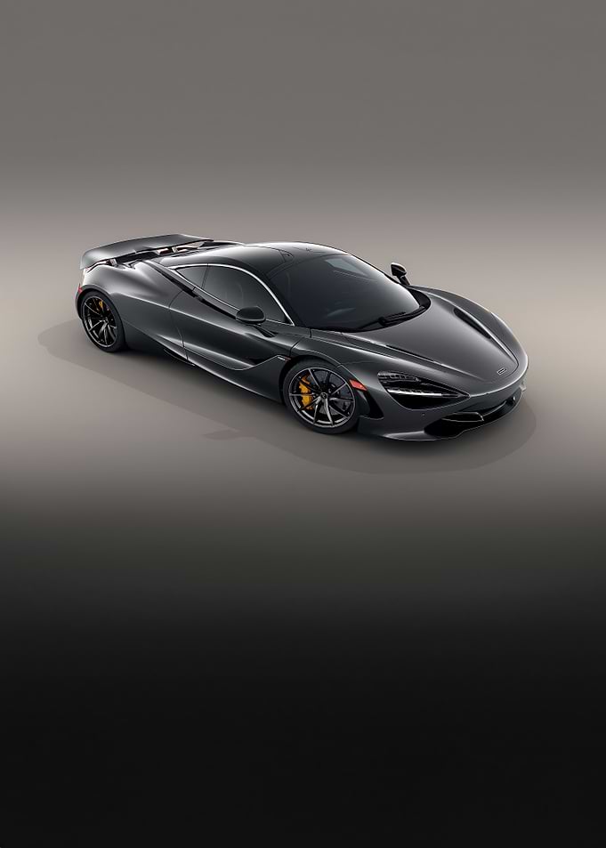 Sleek Gray McLaren Sports Car