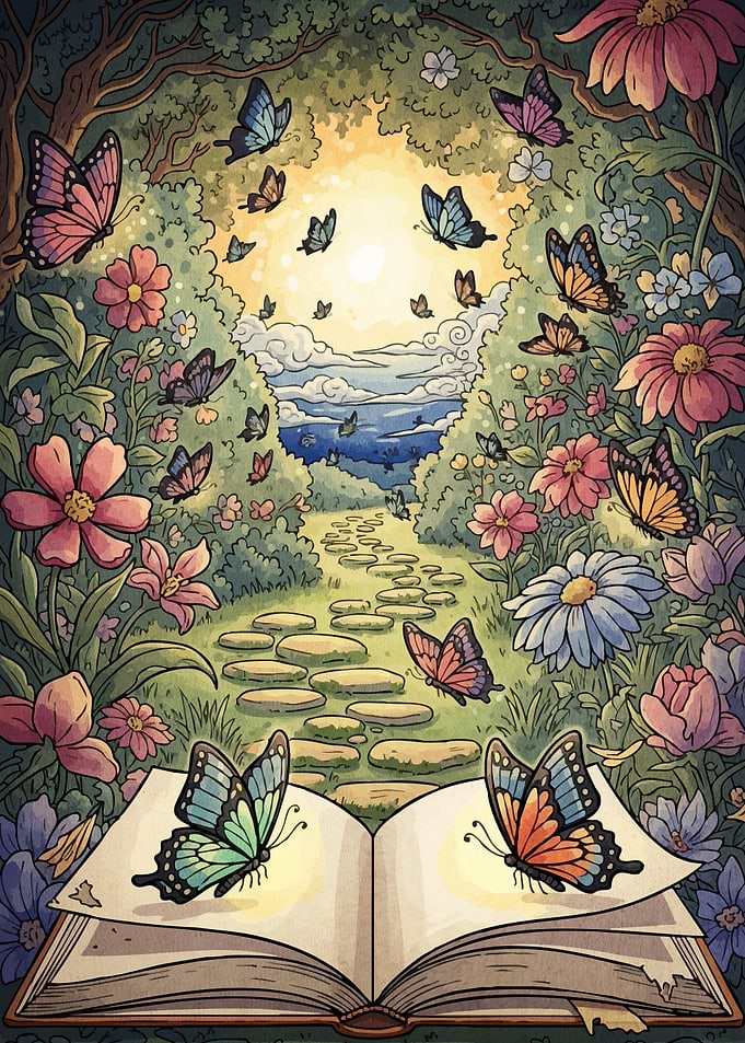 Butterfly Garden Book