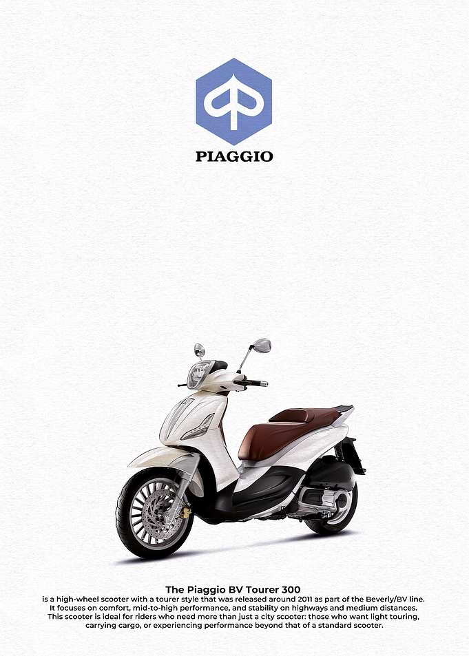 Piaggio BV Tourer 300 Scooter